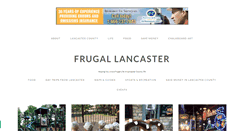 Desktop Screenshot of frugallancaster.com