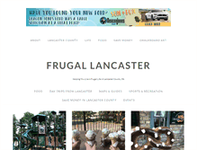 Tablet Screenshot of frugallancaster.com